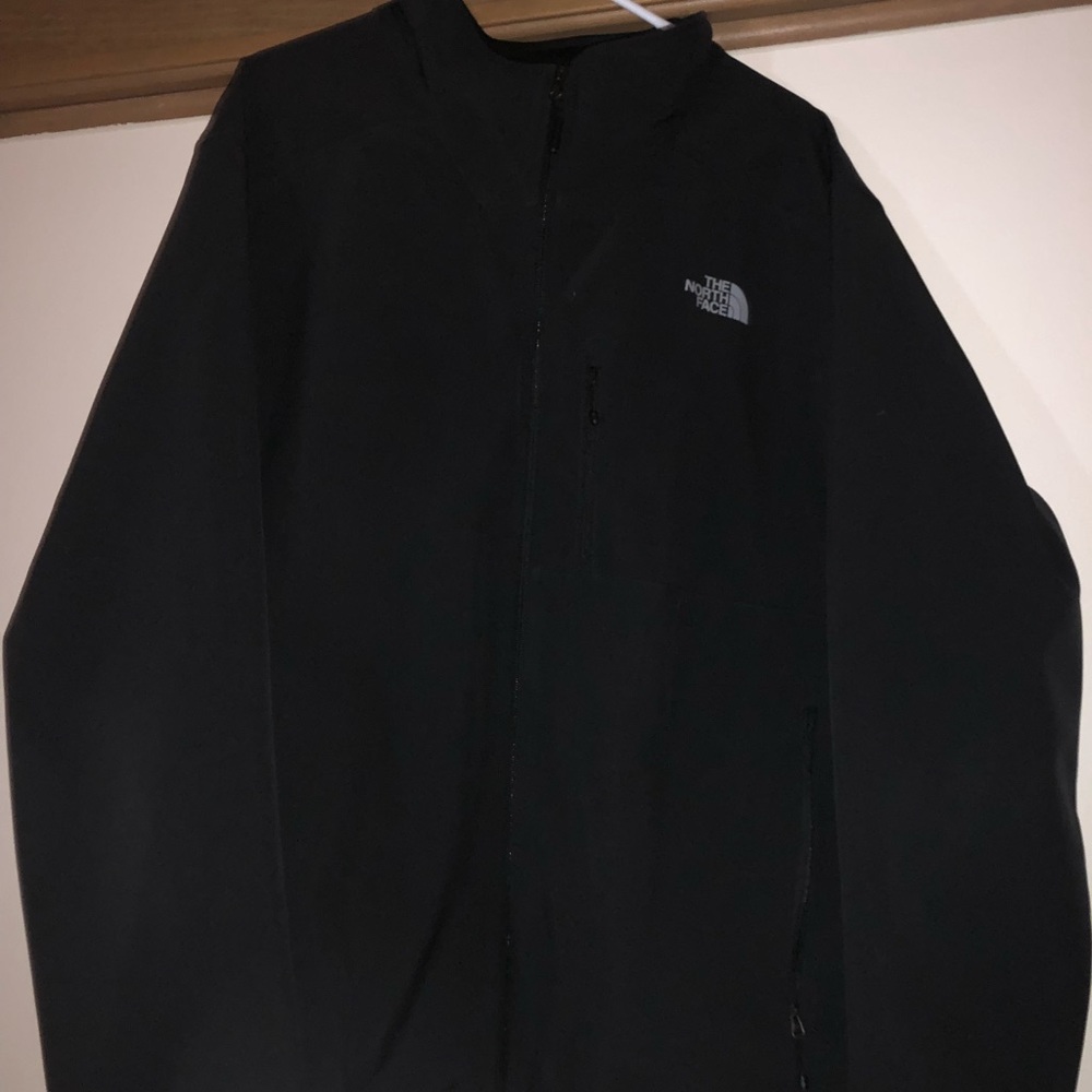 Black North Face Wind Breaker Jacket - Picture 2 of 3